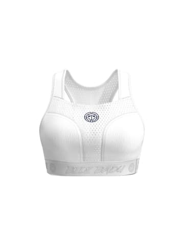 BIDI BADU Crew High Support Bra - pink in Weiß