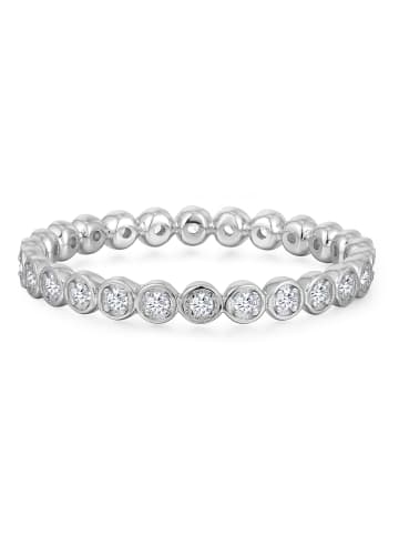 Trilani Ring aus Sterling Silber mit Zirkonia in silber