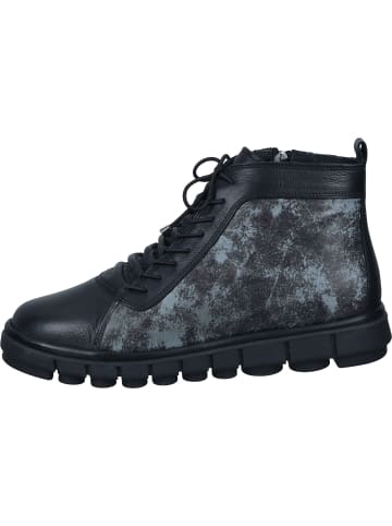 manitu Schnürstiefeletten, Freizeit Stiefel, Freizeit Stiefeletten in schwarz