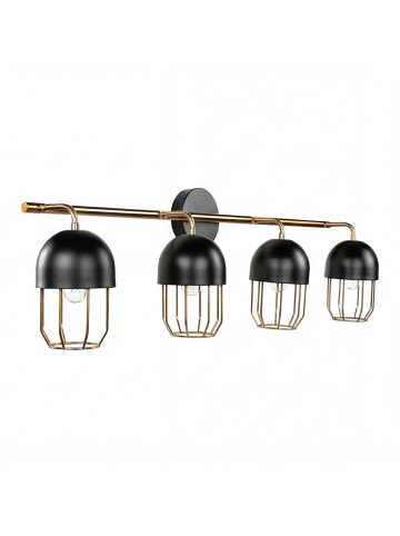 Licht-Erlebnisse Wandlampe (B)85 x (H)21 cm in Schwarz Gold