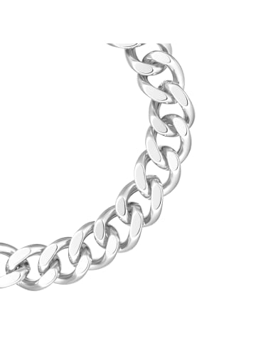Yokoamii Panzerarmband aus Metall-Legierung in silber