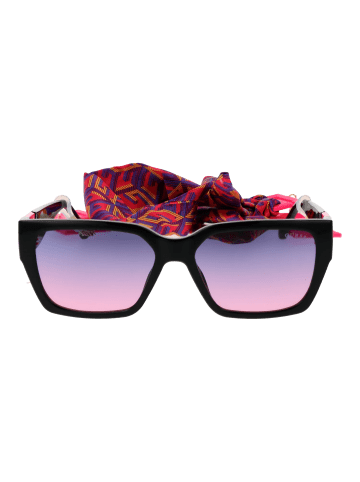 Guess Frauen Sonnenbrille Quadratisch Schwarz