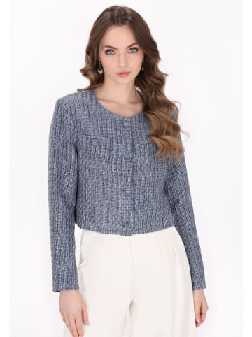 DreiMaster Women Blazer in navy glitter