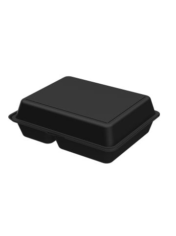 elasto Menübox "ToGo" large in schlichtes schwarz