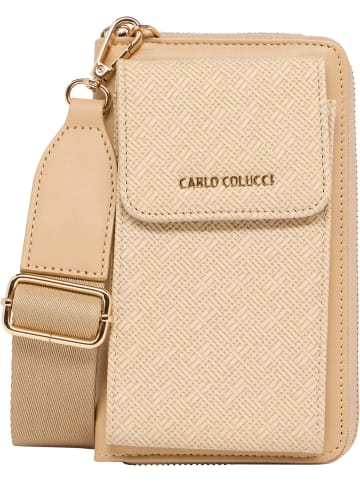 Carlo Colucci Handytasche di Gesaro in Beige