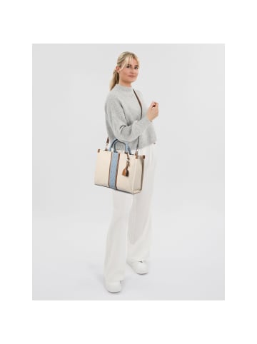 Liu Jo Ridhi Shopper Tasche M 34 cm in neutro-denim