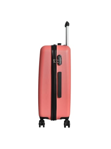 Check.In Aurora - 4-Rollen-Trolley 67 cm (limettengrün) in koralle