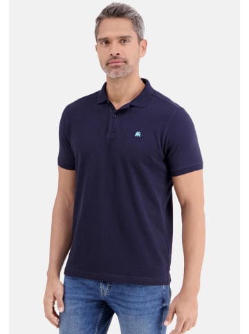Lerros Poloshirt Basic in Weiß / dunkelblau