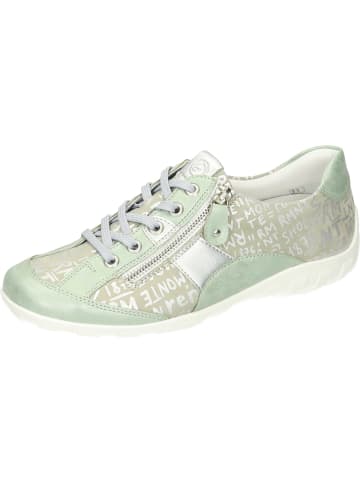 remonte Schnürschuhe in mint/pistazie/silber/silver