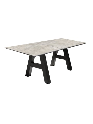 58 aufm Kessel ESSTISCH ausziehbar Elia 9 160x90x75 Esszimmertisch Schwarz/Keramik