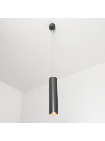 Licht-Erlebnisse Pendelleuchte (B)5.5 x (L)5.5 x (T)120 cm in Anthrazit