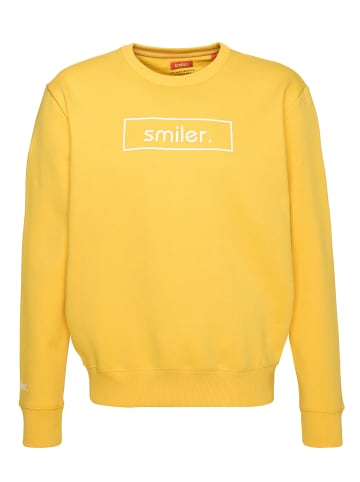 smiler. Sweatshirtpullover Cuddle. in GELB
