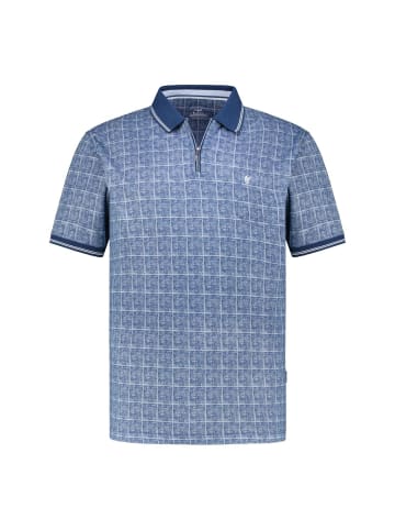 hajo Poloshirt 'Stay Fresh' in blau-meliert