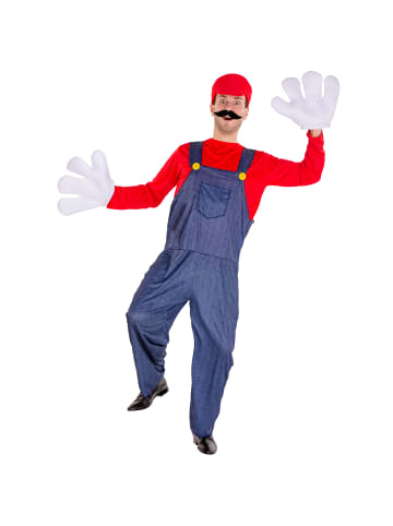 tectake Super Mario/Mario Bros, in rot, Gr. XL, 2 große Mario Handschuhe