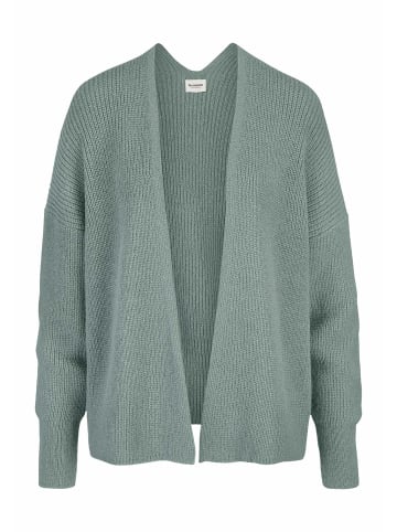 Hessnatur Hessnatur Strick Jacke Oversize aus reinem Alpaka in mattgrün