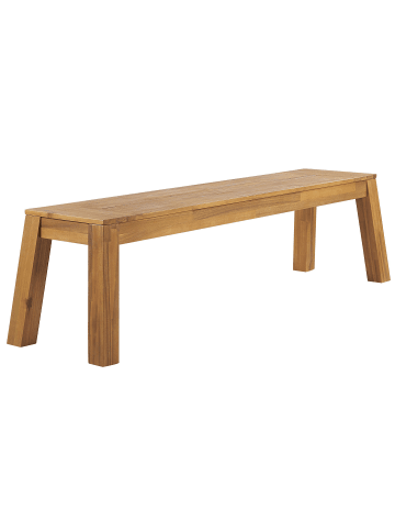Beliani Gartenbank LIVORNO in Braun - (W) 169 x (H) 46 x (L) 45 cm