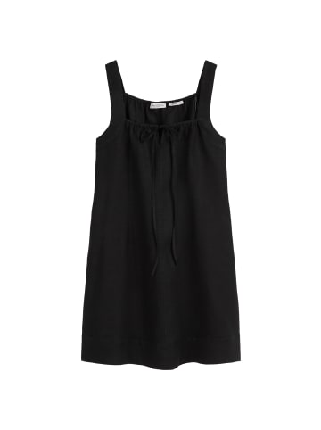 Marc O'Polo Kurzes Leinenkleid flared in Schwarz