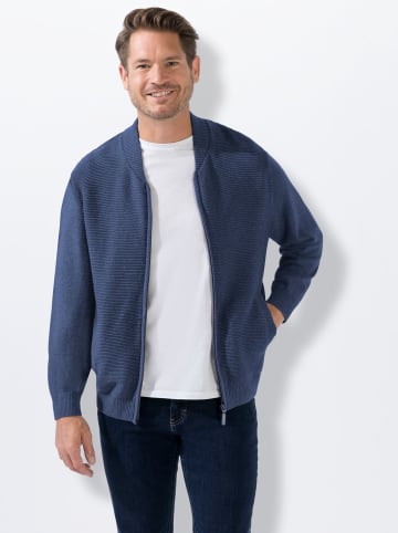 WITT WEIDEN Strickjacke in jeansblau-meliert