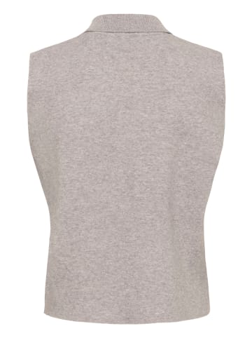Karen By Simonsen Strickweste KBElvina Classic fit in Light Grey Melange