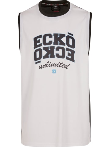 Ecko Unltd. Tank-Tops in bright white/jet black