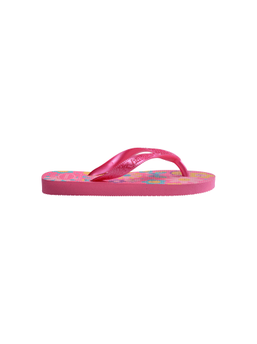 Havaianas Flores Kinder-Slipper zum Hineinschlüpfen Rose