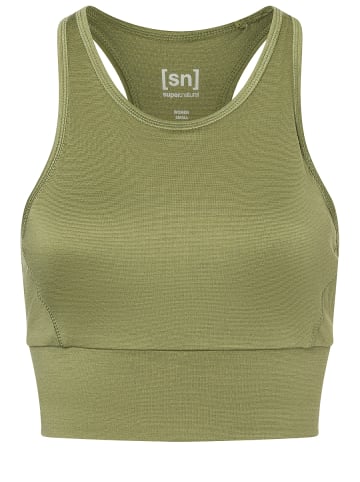 super.natural für Damen aus Merino in hellkhaki