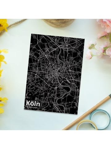 Mr. & Mrs. Panda Ansichtskarte Köln mit Spruch in Keine Angabe