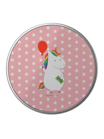 Mr. & Mrs. Panda Kaffeedose Einhorn Luftballon ohne Spruch in Rot Pastell