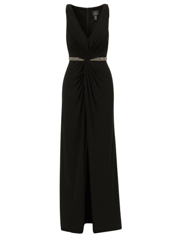 Adrianna Papell Langes Abendkleid Draped Jersey Gown in schwarz