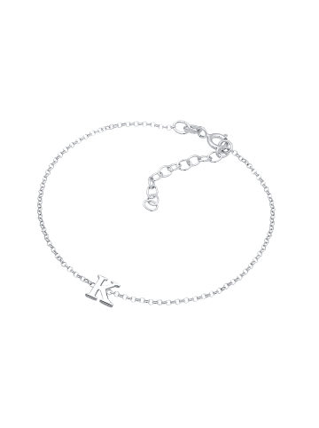 Elli Armband 925 Sterling Silber Buchstabe, Buchstabe - K in Silber