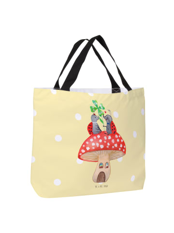 Mr. & Mrs. Panda Schultasche Marienkäfer Fliegenpilz ohne Spruch in Gelb Pastell