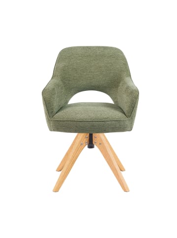 DUBI Möbel 2er-Set: Drehstuhl Mika-Lena in Grün - (B)60 x (H)87 x  (T)65 cm