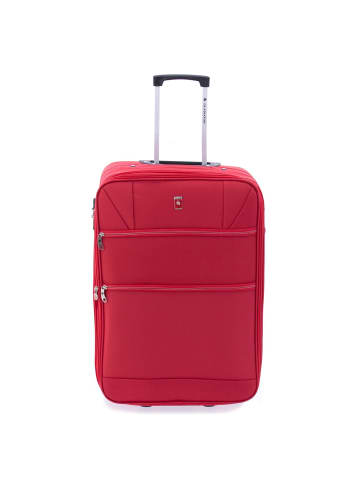 Gladiator 2100 2 Rollen Trolley 61 cm mit Dehnfalte in red