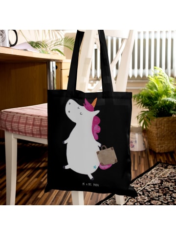 Mr. & Mrs. Panda Tragetasche Einhorn Koffer ohne Spruch in Schwarz