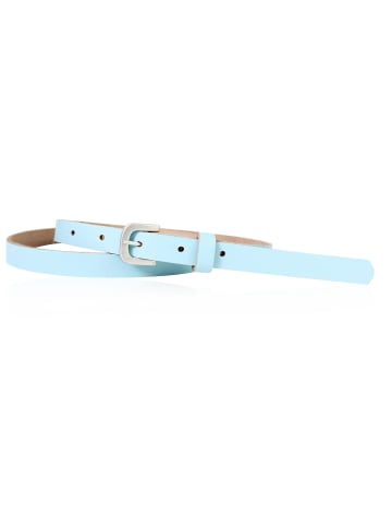FRONHOFER schmaler Damengürtel in Aqua