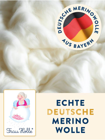 Frau Holle  BABY Bettdecke-Kissen-Set "natur" in Naturweiß