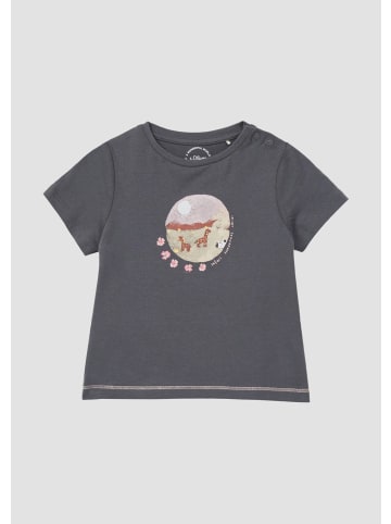 s.Oliver T-Shirt in 9585_schiefergrau
