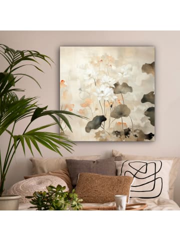 MuchoWow Leinwand Bilder Sandfarben