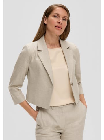 s.Oliver BLACK LABEL Indoor-Blazer 3/4 Arm in Beige