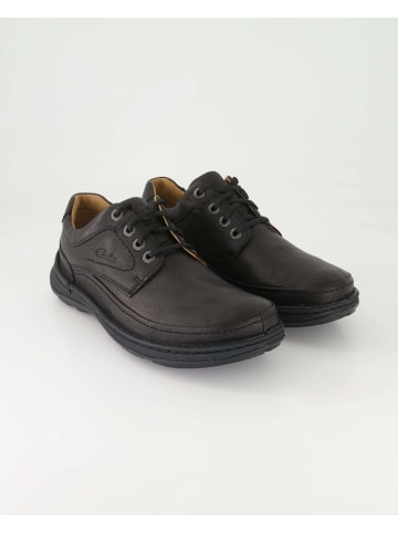 Clarks Klassische Schnürschuhe in Schwarz