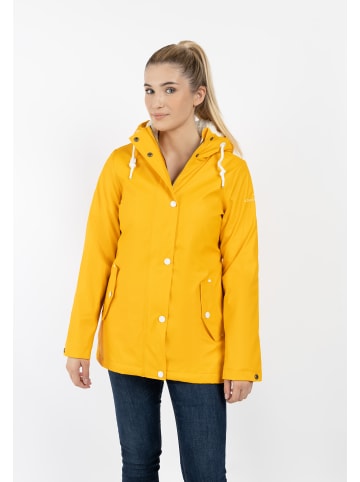 DreiMaster Damen Regenjacke Mit Teddyfutter in Sonnengelb