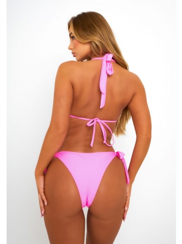 Moda Minx Bikini Hose Boujee Tie Side Brazilian in Barbie Pink