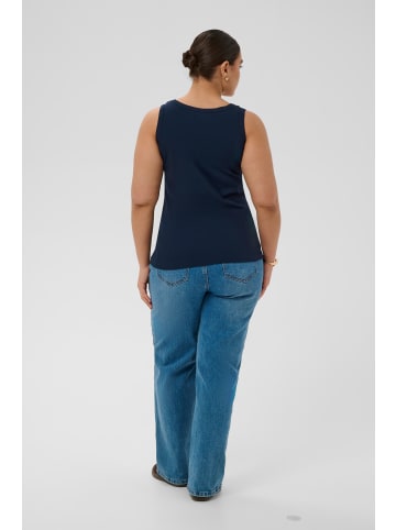 KAFFE curve Jerseytop KCcarina Tight fit in Midnight Marine