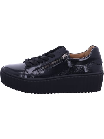 Gabor Schnürschuhe in schwarz uni