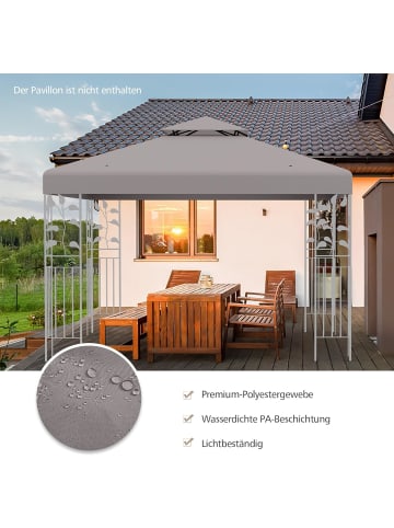 COSTWAY Ersatzdach 3x3m in Grau