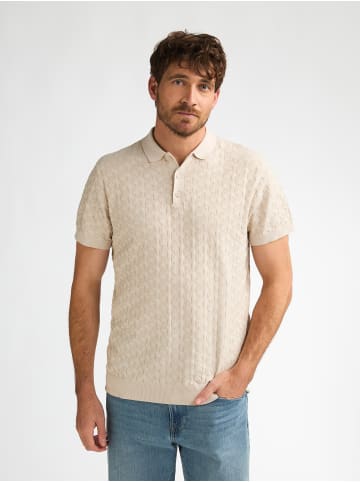 Petrol Industries Strick-Poloshirt Cactus in Weiß