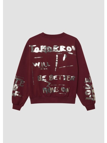 s.Oliver Sweatshirt in 4917_bordeaux