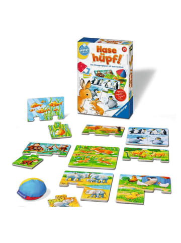 Ravensburger Bewegungsspiel Hase hüpf! - Spiele für Kleinkinder ab 2 Jahre 2-99 Jahre in bunt