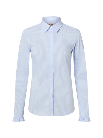 Mos Mosh Bluse MMMattie in hellblau weiß