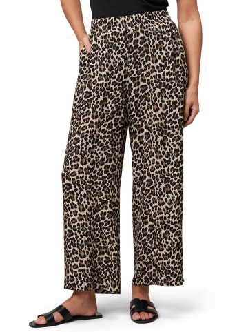 Zero  Palazzohose mit Leoprint 26 Inch in NatureBlack